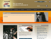 Tablet Screenshot of labo-alutec.com